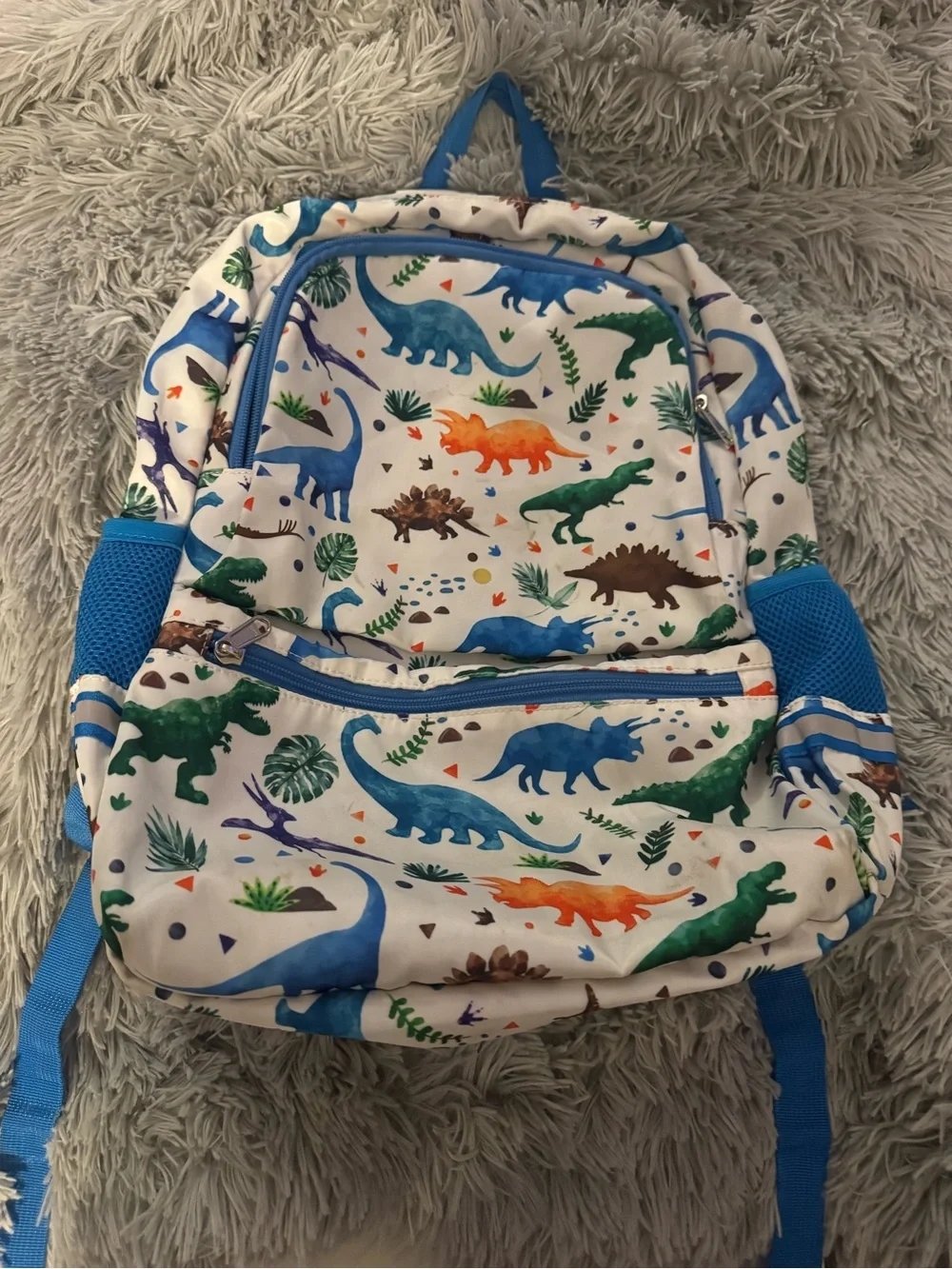 Kids Dinosaur Backpack and Green Dino Lunch Bag Set